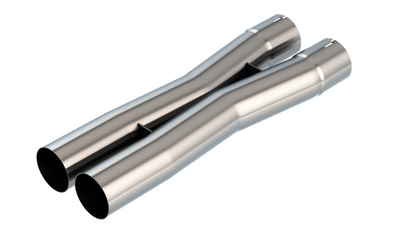 Borla 3.0in Universal X-Pipe 4.43in Inlet Centerline 3.51in Outlet Centerline 21.06in OAL 621106