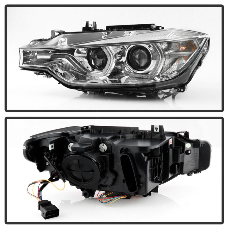 Spyder Signature BMW F30 3 Series 12-14 4DR Projector Headlights - Chrome (PRO-YD-BMWF3012-AFSHID-C) 5086822