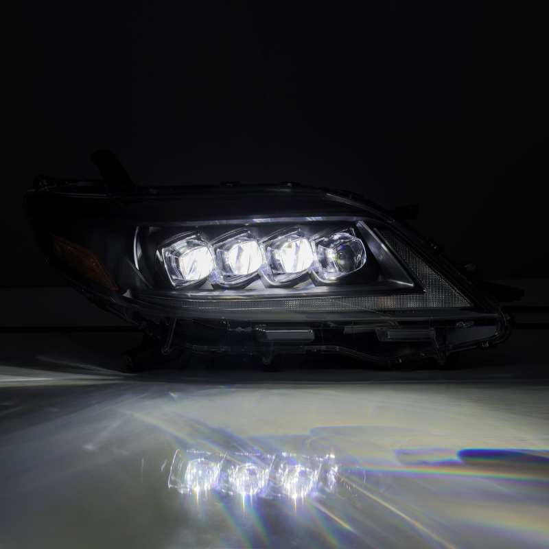 AlphaRex 2011+ Toyota Sienna NOVA LED Proj Headlights Plank Style Black w/Activ Light/Seq Signal/DRL 880768 *Discontinued