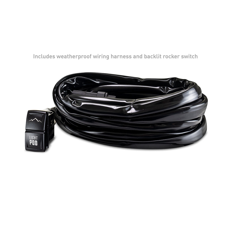 Borne Off-Road 21+ Bronco Light Pods 2pc Ditch 3x3 Flood BNLT-BR-21-DT2F