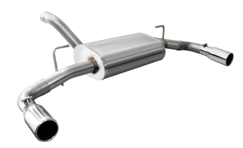 Corsa 18+ Jeep Wrangler JL 2.5in Dual Rear Exit Polished Tips Touring Axle-Back Exhaust 21016