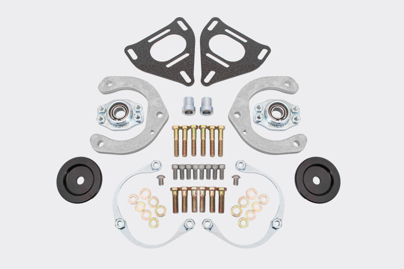 BMR Suspension BMR 16-24 Chevrolet Camaro Caster Camber Plates (Coil-Over Only) - Black Hammertone WAK361H