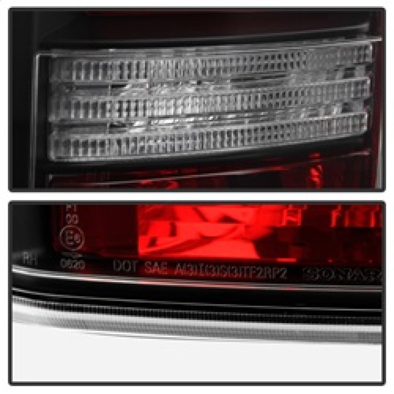 Spyder Land Rover Discovery 3 LR3 05-09 Light Bar LED Tail Lights Black ALT-YD-LRD05-LED-BK 5080813