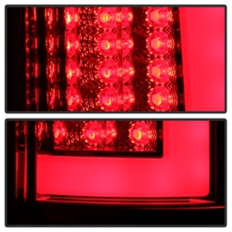 Spyder 03-06 Dodge Ram 2500/3500 V3 Light Bar LED Tail Light - Red Clear (ALT-YD-DRAM02V3-LBLED-RC) 5084132