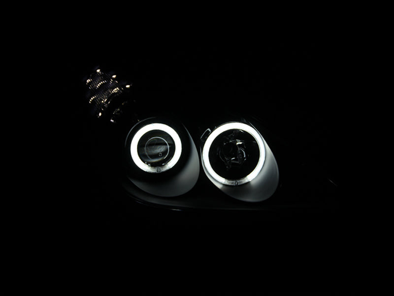 Anzo 2002-2003 Lexus Es300 Projector Headlights w/ Halo Chrome (CCFL)