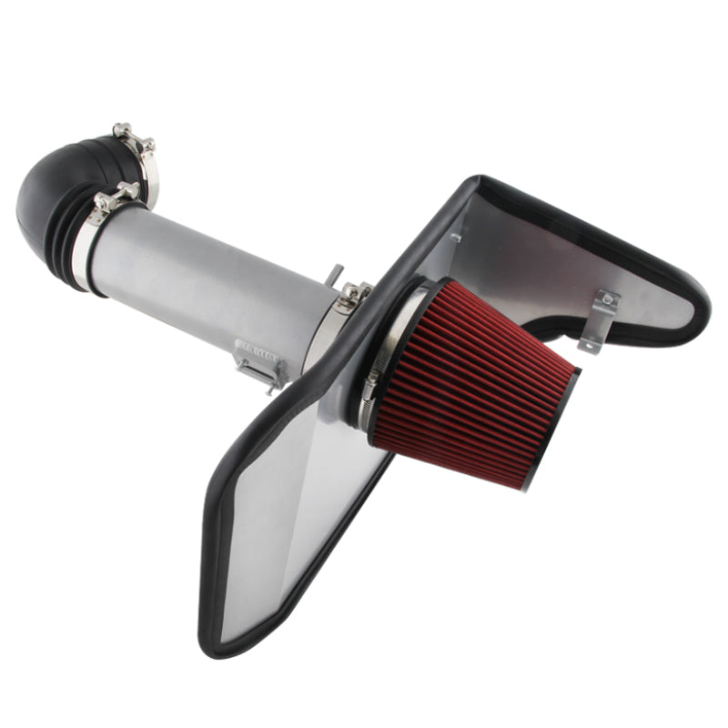 SPYDER Xtune Chevy Camaro 2010-2012 3.6L V6 Intake ( w/Heat Shield Red Filter ) Gray IN-HS-CCAM2010V6-36-GY 9932458