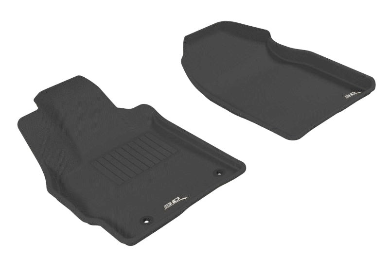 3D MAXpider 2007-2012 Mazda CX-7 Kagu 1st Row Floormat - Black L1MZ01611509