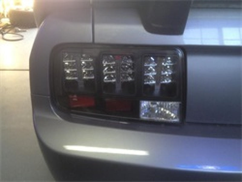 Spyder Ford Mustang 05-09 LED Tail Lights Black ALT-YD-FM05-LED-BK 5003546