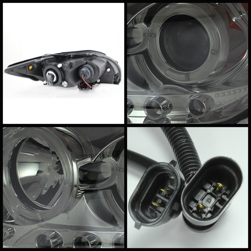 Spyder Scion TC 08-10 Projector Headlights LED Halo -Replaceable LEDs Smke PRO-YD-TTC08-HL-SM 5073327