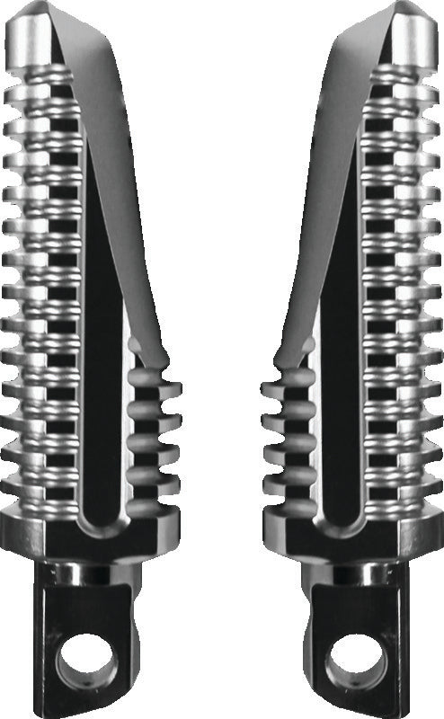 Burly Brand Havoc Pegs - Silver B13-1003S