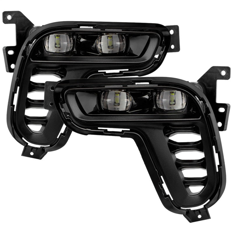 SPYDER Dodge Durango 21-24 OEM Style LED Fog Lights w/Switch (FL-DDU2021-LED-C) 9054020