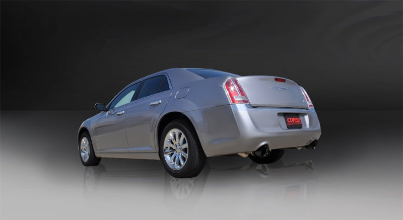 Corsa 11-13 Chrysler 300 R/T 5.7L V8 Black Sport Cat-Back Exhaust 14535BLK