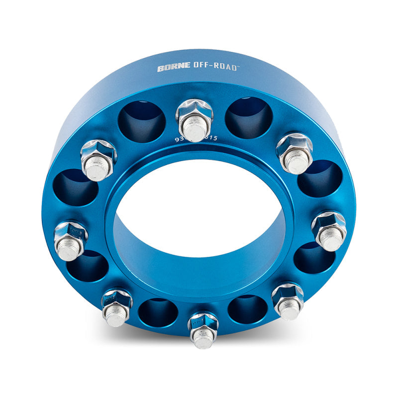 Borne Off-Road Wheel Spacers - 8X170 - 125 - 50mm - M14 - Blue BNWS-002-500BL