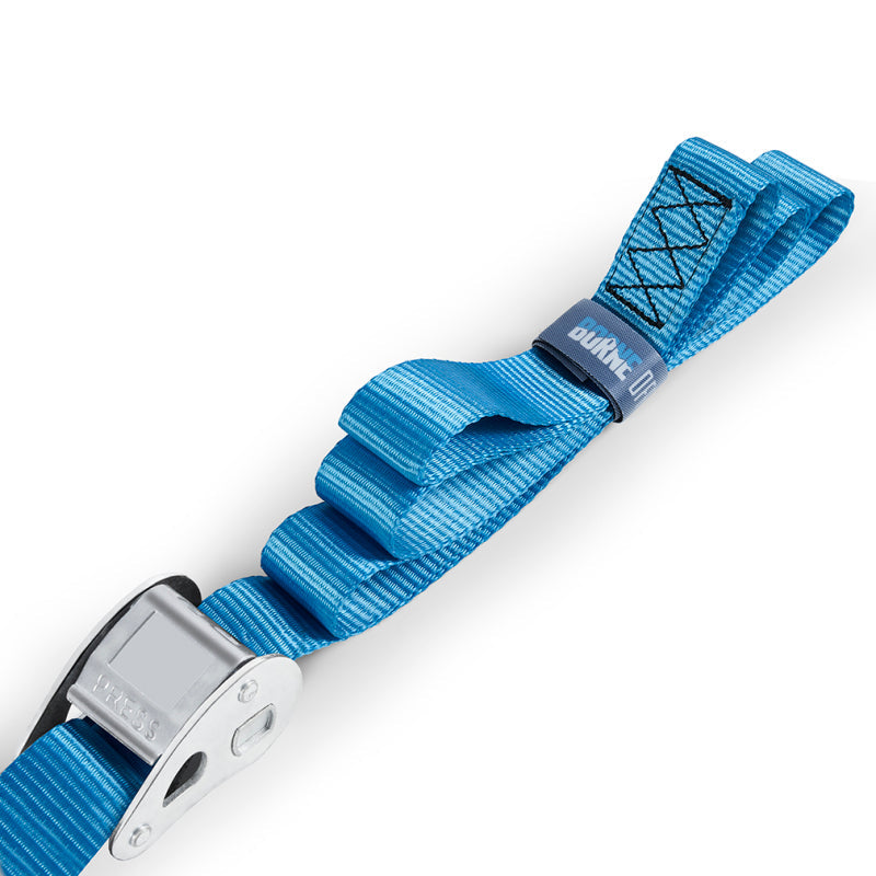 Borne Off-Road Cam Buckle Tie-Down Kit (2-Pack) Blue BNRTC-TDCB-2BL