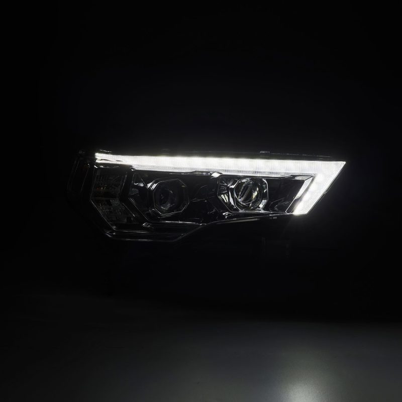 AlphaRex 14-22 Toyota 4Runner PRO-Series Projector Headlights Black w/Seq. Sig. + DRL 880815 *Discontinued