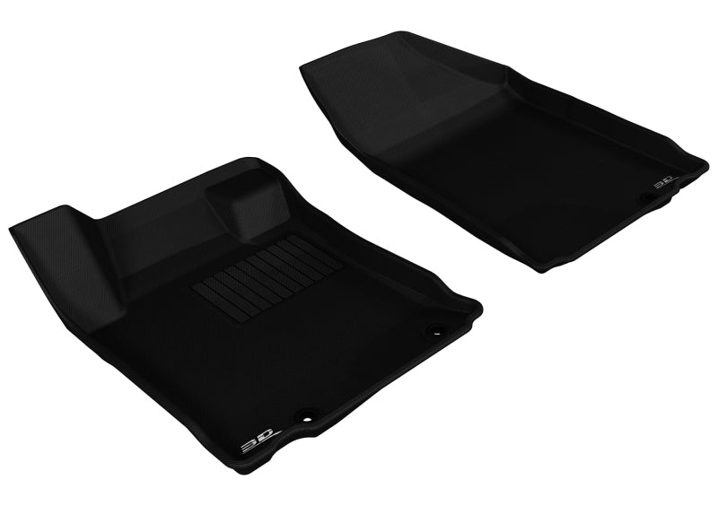 3D MAXpider 2013-2013 Nissan Altima Sedan Kagu 1st Row Floormat - Black L1NS05711509