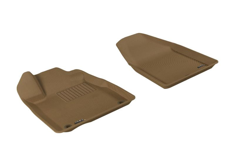 3D MAXpider 2007-2013 Acura MDX Kagu 1st Row Floormat - Tan L1AC00011502