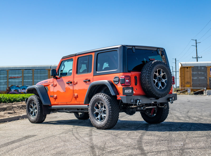 Borla 18-19 Jeep Wrangler JL/JLU 2.0L 4Cyl 2DR/4DR Touring Axle Back Exhaust w/ 3.5in Tips 11962