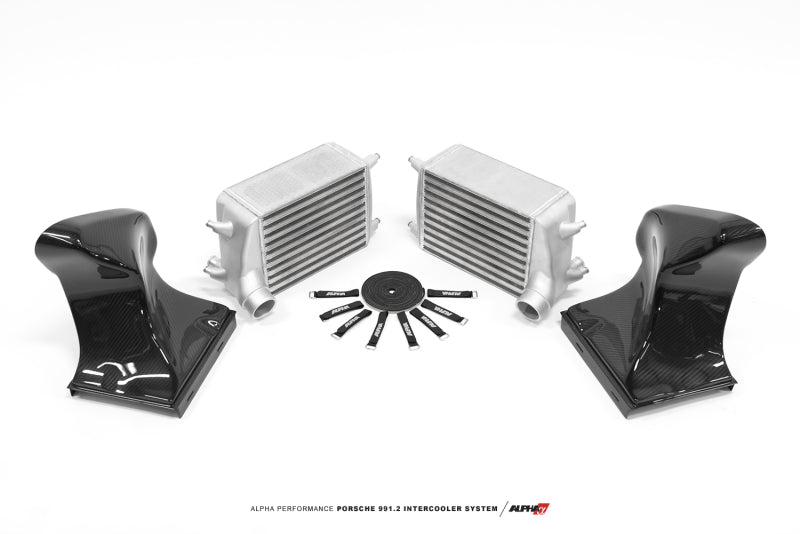 AMS Performance Porsche 997.2TT Alpha Intercooler System (For Stock Framed Turbos) ALP.09.09.0002-2