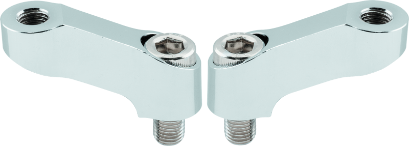 BikeMaster Mirror Extension 10mm Pair - Chrome 152462