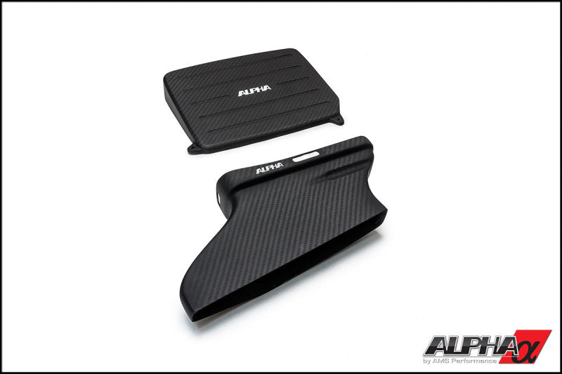 AMS Performance 14-18 Mercedes-Benz CLA 45 AMG 2.0T Alpha Cold Air intake w/Carbon Fiber Lid & Duct ALP.19.08.0003-1