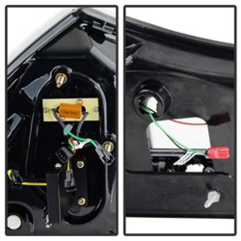 Spyder Lexus RX330/RX350 04-09 LED Tail Lights Black ALT-YD-LRX04-LED-BK 5080837