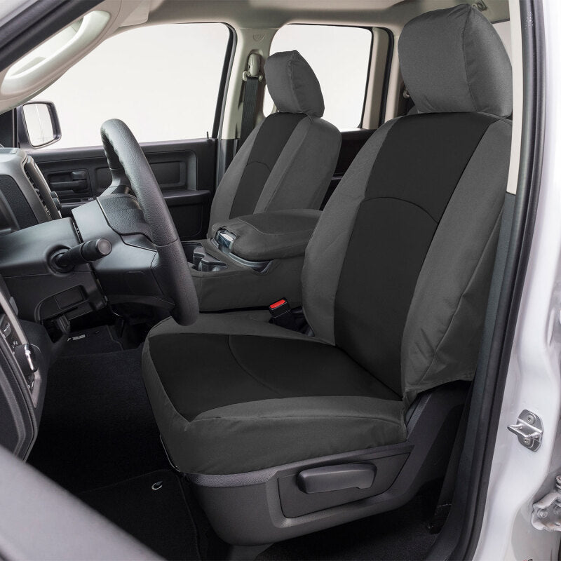 Covercraft 2024+ Ford F150 XL Endura PrecisionFit Custom Front Row Seat Covers - Black/Charcoal GTF4418ABENBC
