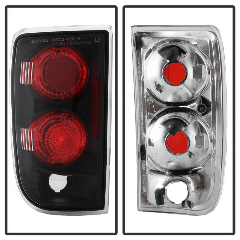 Spyder Chevy Blazer 95-05/Oldsmobile Bravada 96-01 Euro Tail Lights Blk ALT-YD-CB95-BK 5001146
