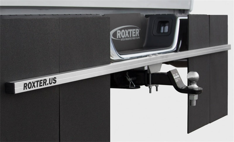 Access Roxter Universal Fit Pickups/SUVS 80in Wide Smooth Mill Finish Hitch Mounted Mud Flaps D100001