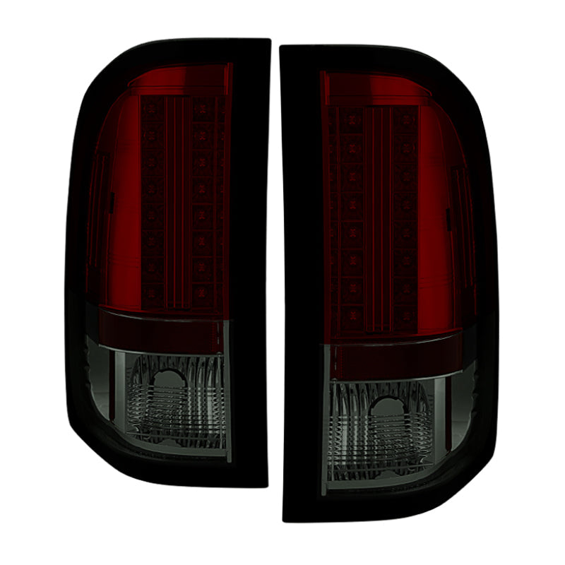 Spyder Chevy Silverado 07-13 LED Tail Lights Red Smoke ALT-YD-CS07-LED-RS 5001801
