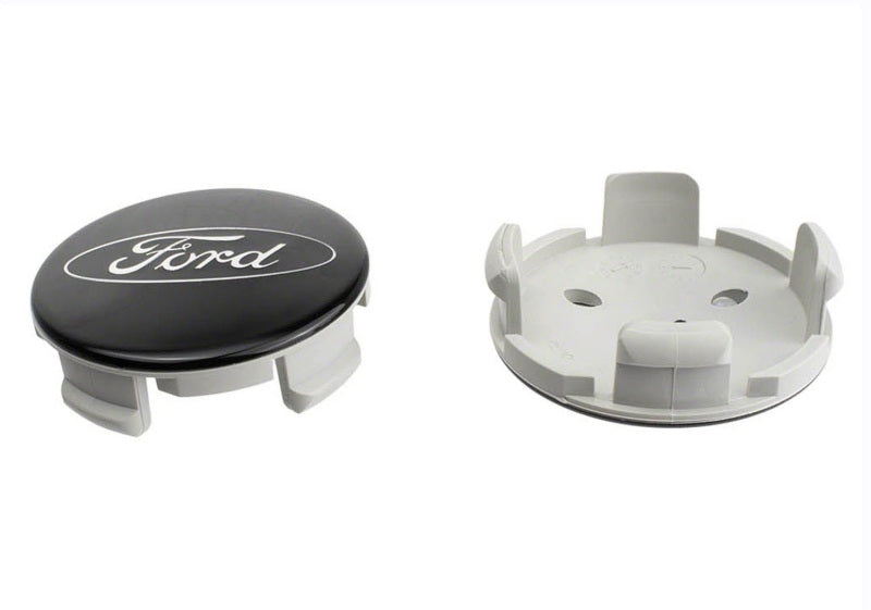 Ford Racing Car Black and Chrome Wheel Cap M-1096K-BCC