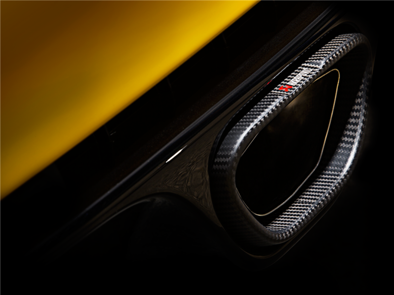 Akrapovic 10-16 Renault Megane Coupe RS Evolution Line Cat Back (Titanium) w/ Carbon Tips S-RE/T/1