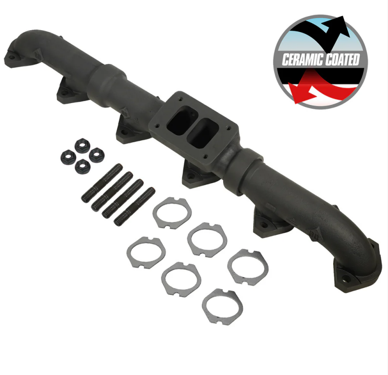 BD Diesel 93-98 Caterpillar 3406E  / 99-03 C15 Non-Acert CAT T6 Ceramic Coated Exhaust Manifold 1048002