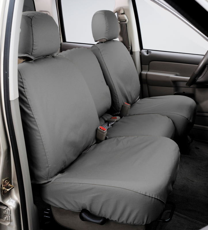 Covercraft 2024+ Jeep Gladiator Electric Polycotton SeatSaver Front Row Seat Covers - Grey SS2627PCGY