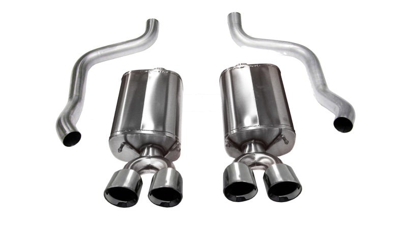 Corsa Performance 09-13 Chevrolet Corvette C6 6.2L V8 Polished Sport Axle-Back Exhaust