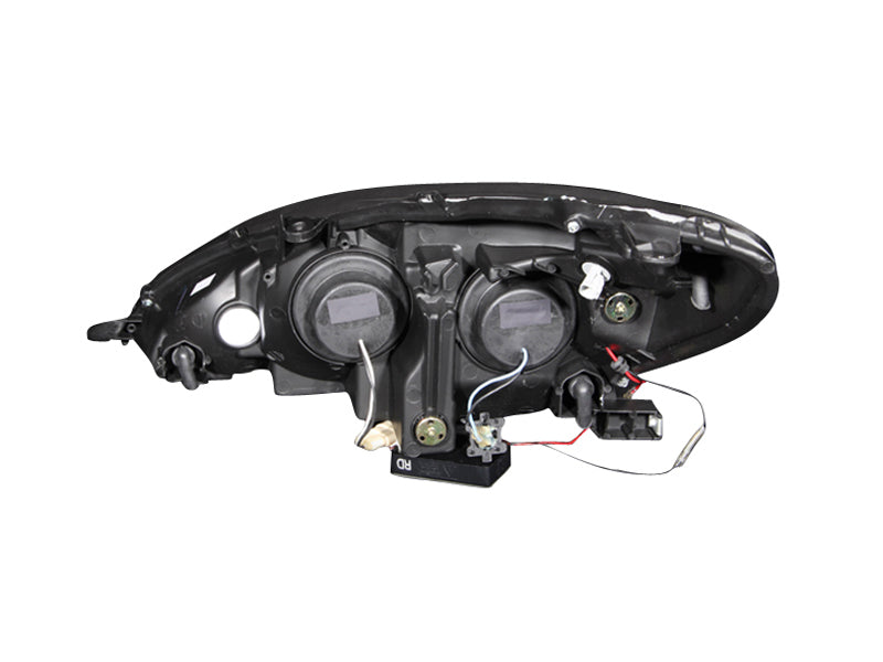 Anzo 2002-2003 Lexus Es300 Projector Headlights w/ Halo Chrome (CCFL)