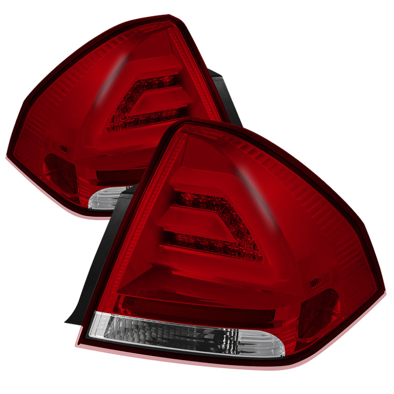 Spyder Chevy Impala 2006-2013 LED Tail Lights Red Clear ALT-YD-CHIP06-LED-RC 5076403