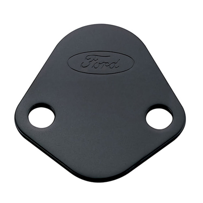 Ford Fuel Pump Block-Off Plate Black w/Ford Logo FRD302-291