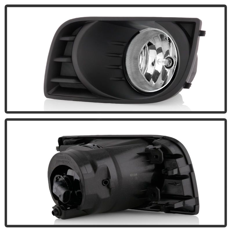 Spyder Toyota Sequoia 08-16 OEM Style Fog Lights w/OEM Fit Switch - Fog Bulbs-4145(Included) - Clear 5087133