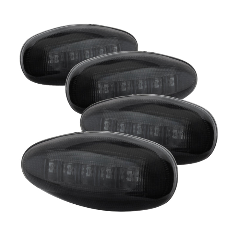 SPYDER Xtune Chevy Silverado 99-13 Dually 2 Red LED Amber LED Side Fender Lights Smoke ACC-LED-GMD99-SL-SM 9924682