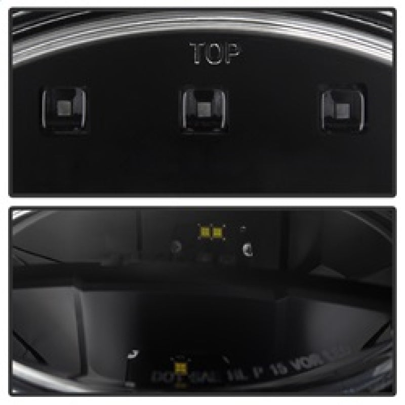 Spyder Jeep Wrangler 07-15 Crystal Headlights Black Clear 5080950
