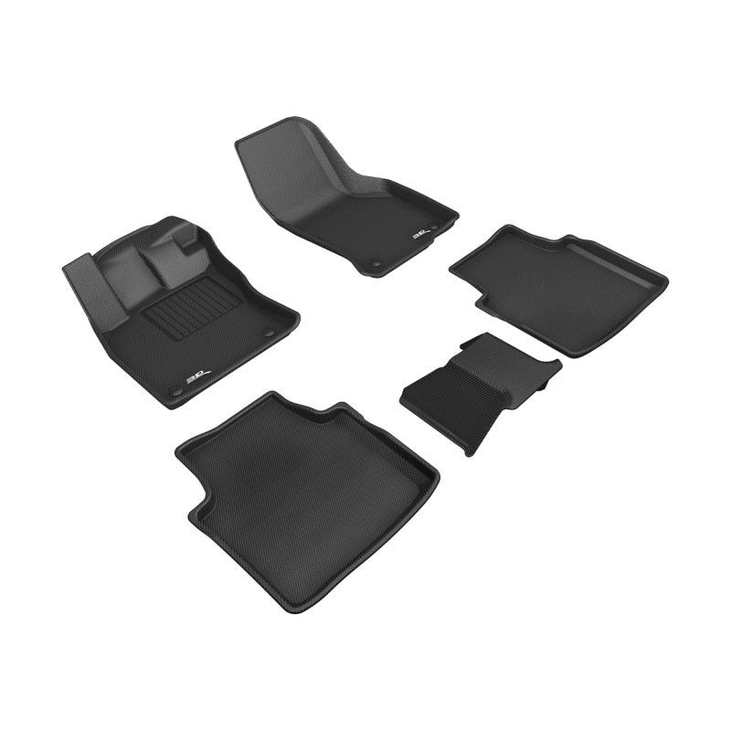 3D MAXpider 19-23 Volkswagen Arteon Kagu Floor Mat- Black R1 R2 L1VW09401509