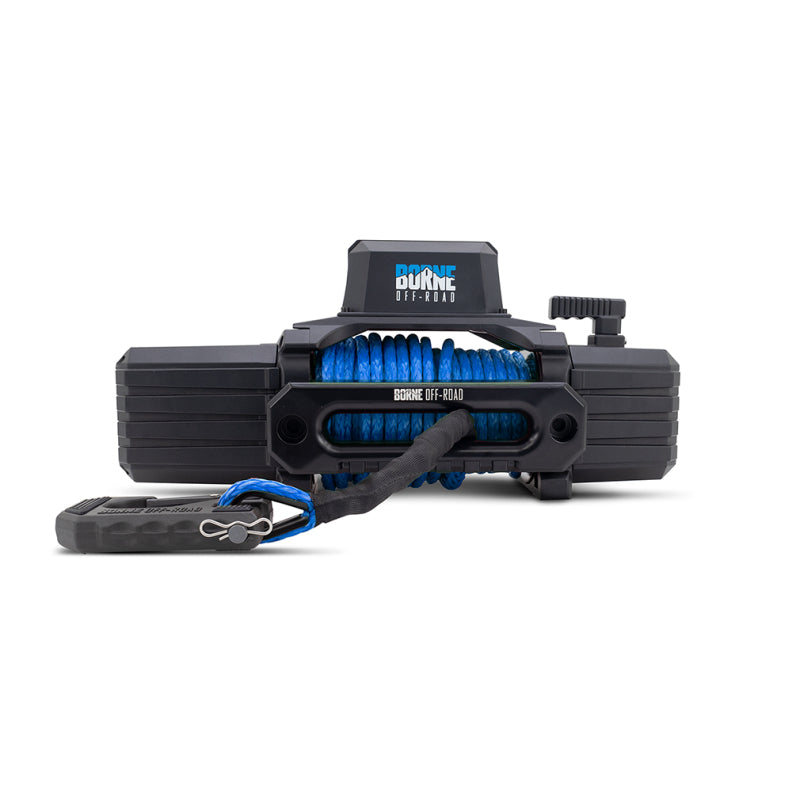 Borne Off-Road 10K Winch - Blue Synthetic Rope BNWN-10-SBL