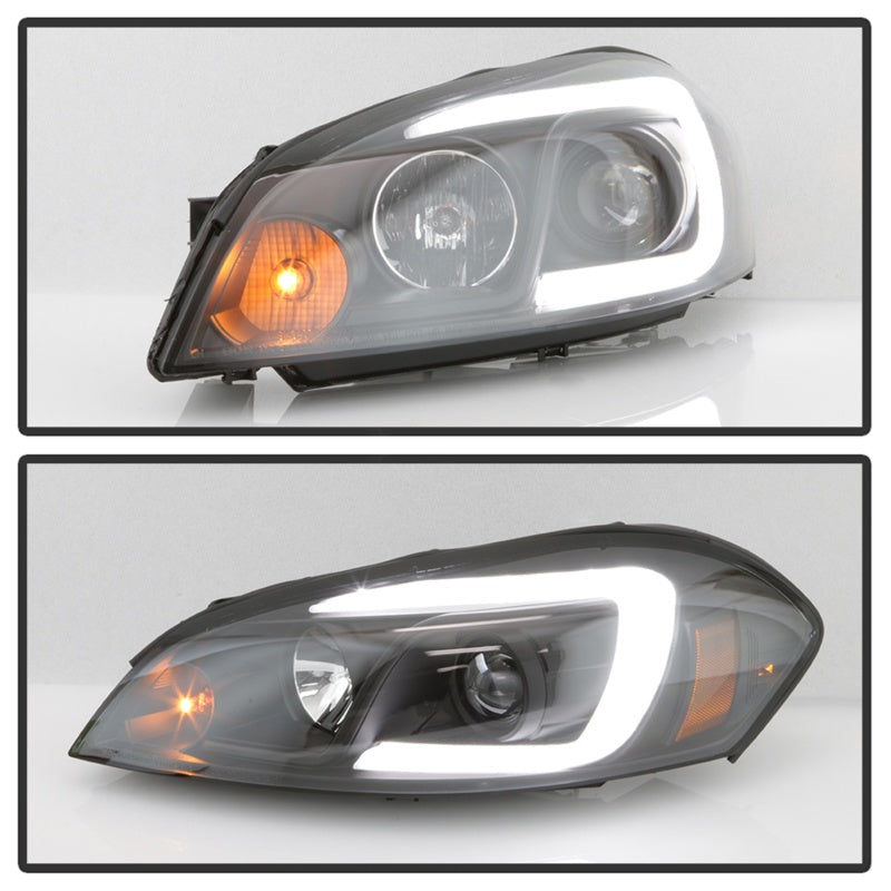 Spyder 06-13 Chevy Impala / 06-07 Chevy Monte Carlo Projector Headlights - Light Bar - Black 5086679