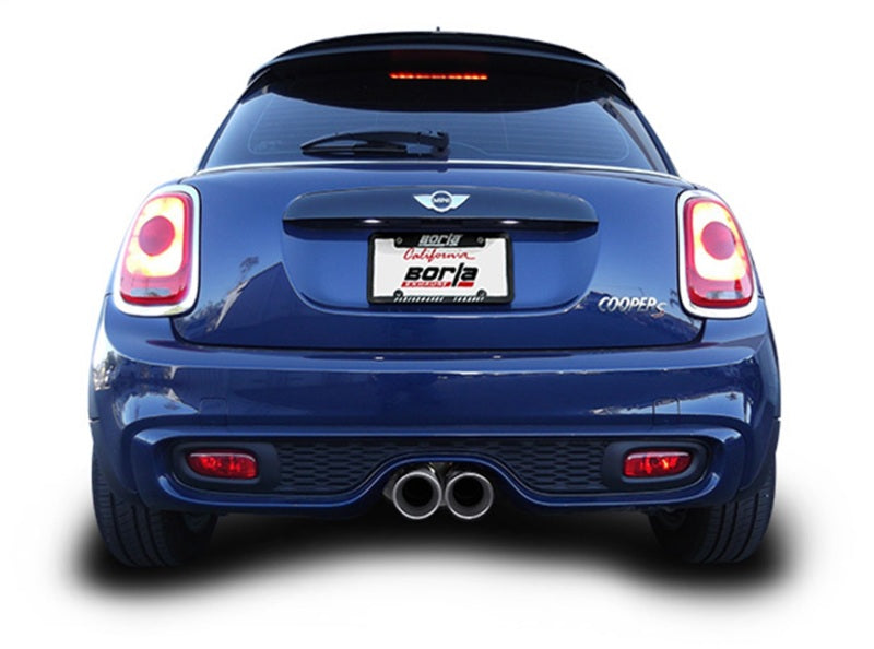 Borla 14-15 Mini Cooper S F56 2.0L Turbo AT/MT FWD 2DR 2.5in Touring Rear Section Exhaust 4in Tips 11914