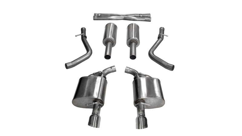 Corsa 17-18 Dodge Charger 5.7L V8 Xtreme Cat-Back Dual Rear Exit w/4.5in Polished Tips 21004