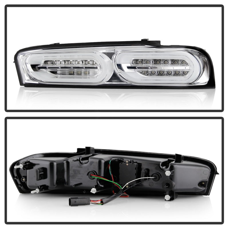 Spyder Chevy Camaro 16-18 (Do Not Fit Halogen Model) LED Tail Lights Chrome ALT-YD-CCAM16LED-SEQ-C 5087249