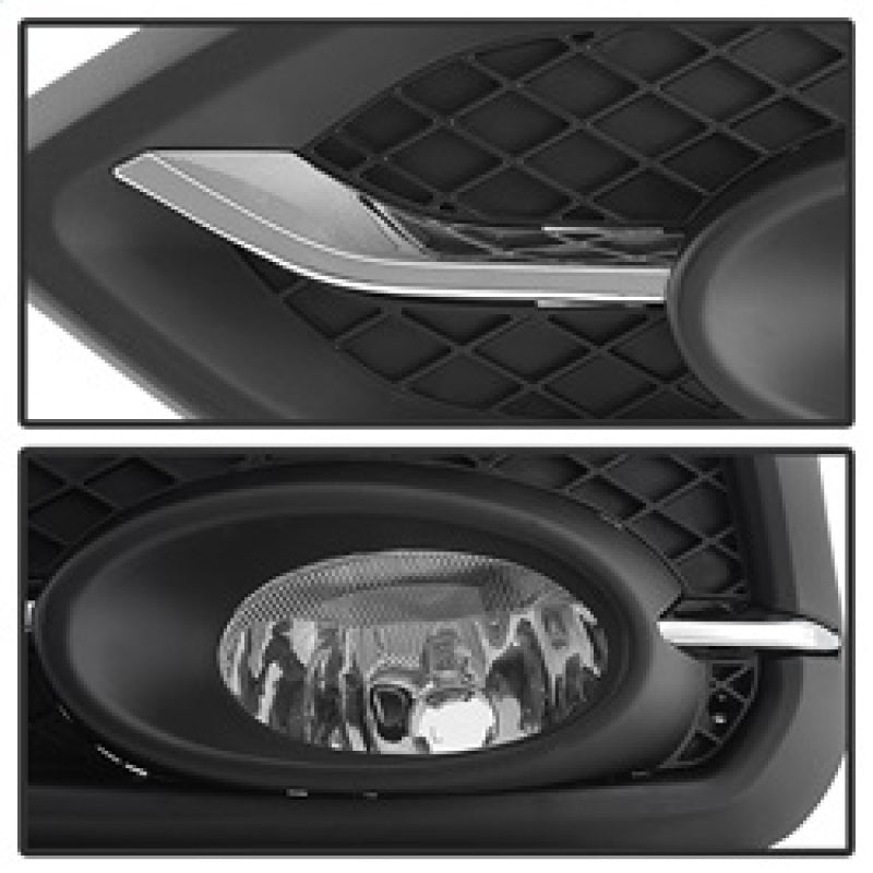 Spyder Honda Civic 2014-2015 2Dr/Coupe (EX Model Only)OEM Fog Light W/Switch- Clear FL-HC2014-2D-C 5080226