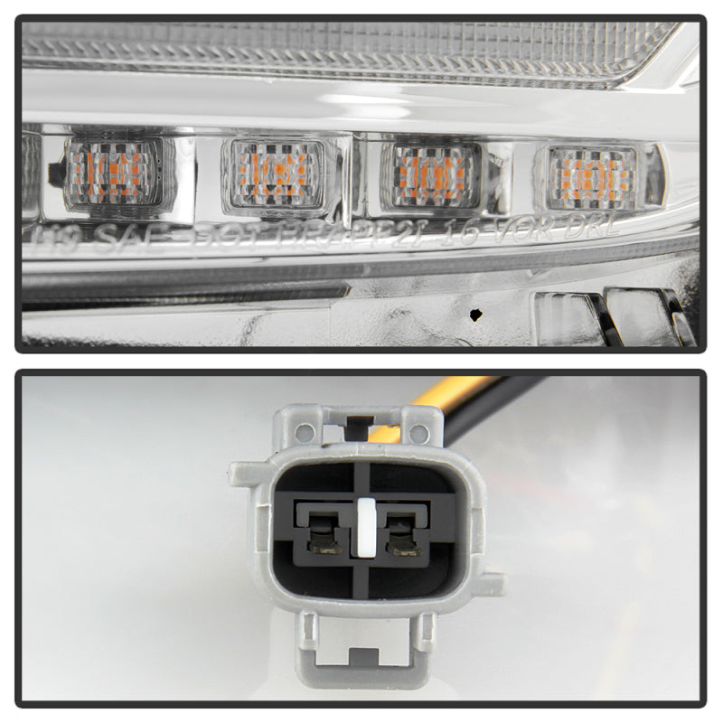 Spyder 16-20 Toyota Tacoma LED Model Only High-Power LED Headlights - Chrome PRO-YD-TT16LEDAP-C 5088383