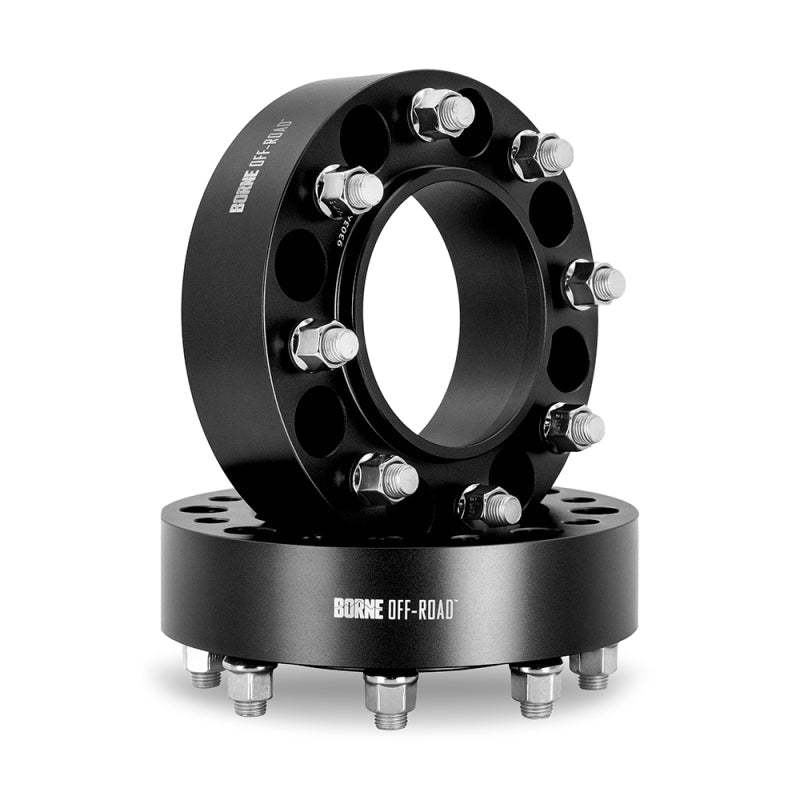 Borne Off-Road Wheel Spacers - 6x139.7 - 93.1 - 50mm - M12 - Black BNWS-001-500BK